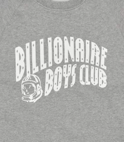 ARCH LOGO CREWNECK - HEATHER GREY -Fashion Style Shop B20S08 ARCH LOGO CREWNECK GREY 03