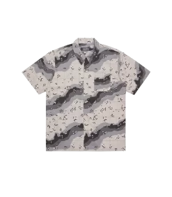 CAMO BOWLING SHIRT - TAUPE