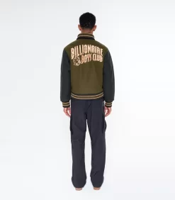 ASTRO VARSITY JACKET - GREEN 11 ASTRO VARSITY JACKET - GREEN -Fashion Style Shop B23402 GREEN 2