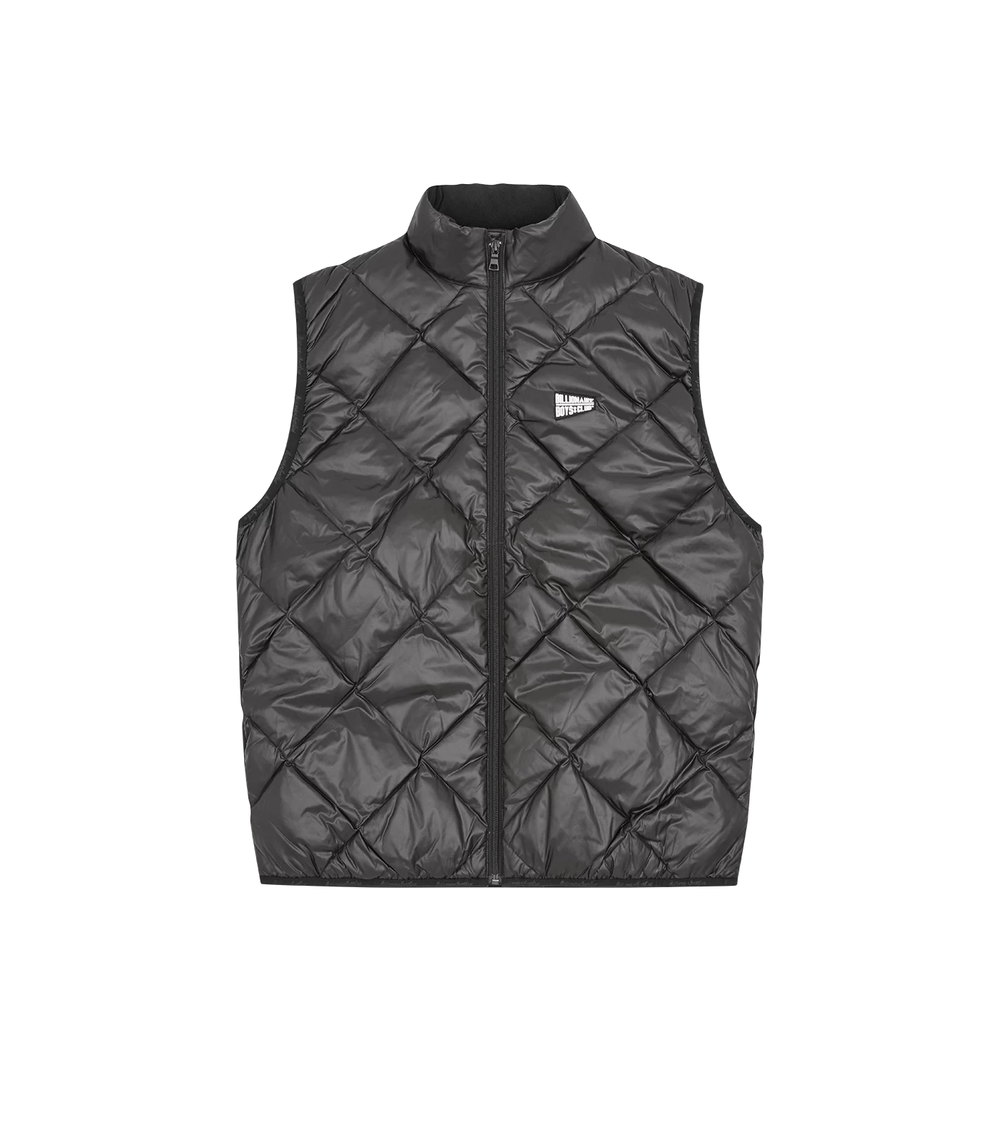 QUILTED LIGHTWEIGHT DOWN VEST - BLACK 1 QUILTED LIGHTWEIGHT DOWN VEST - BLACK