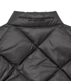 QUILTED LIGHTWEIGHT DOWN VEST - BLACK 11 QUILTED LIGHTWEIGHT DOWN VEST - BLACK -Fashion Style Shop B23405 BLACK 04