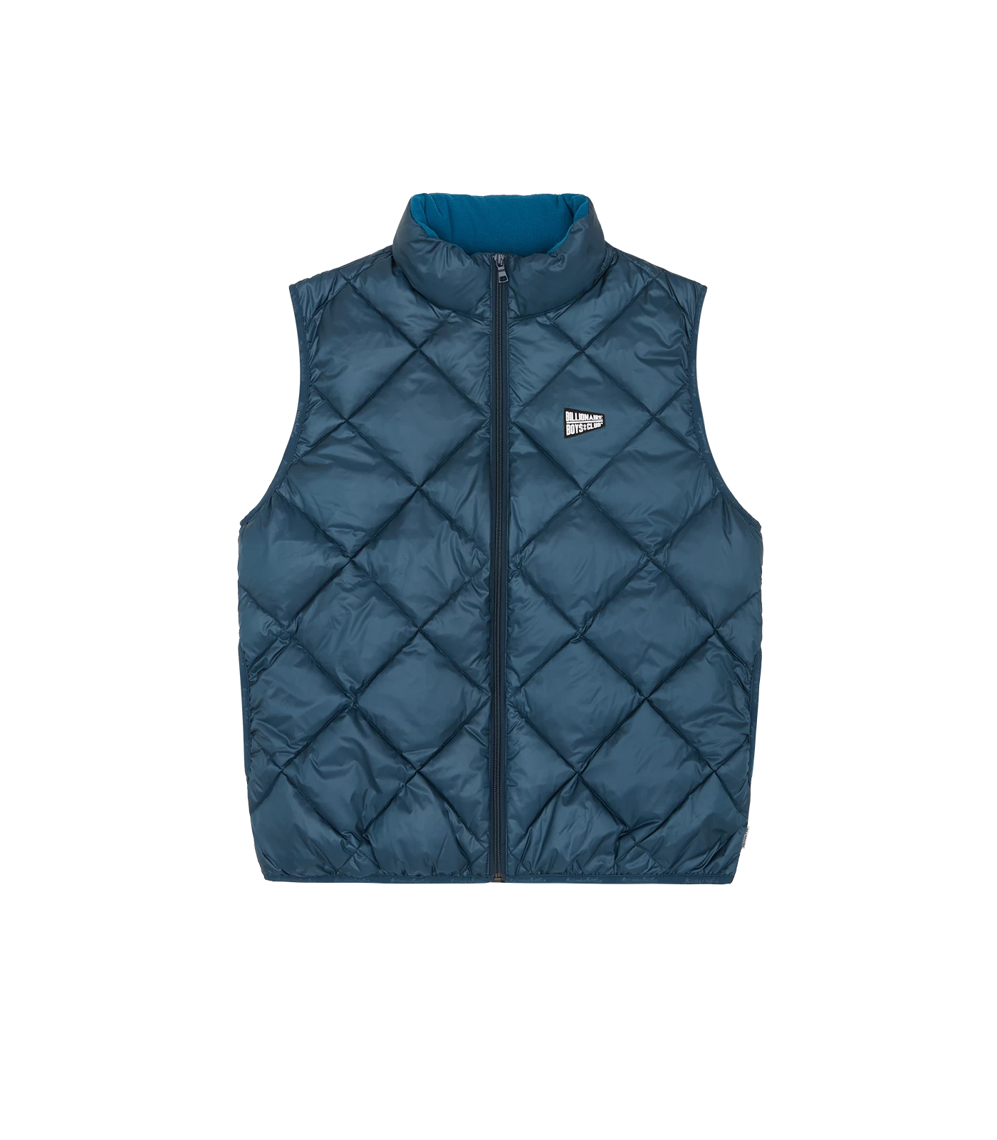 QUILTED LIGHTWEIGHT DOWN VEST - TEAL 1 QUILTED LIGHTWEIGHT DOWN VEST - TEAL