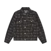DIAMONDS & DOLLARS DENIM JACKET - BLACK
