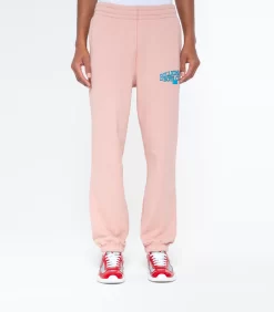 SCHOLAR SWEATPANTS - PINK -Fashion Style Shop B23420 PINK 1