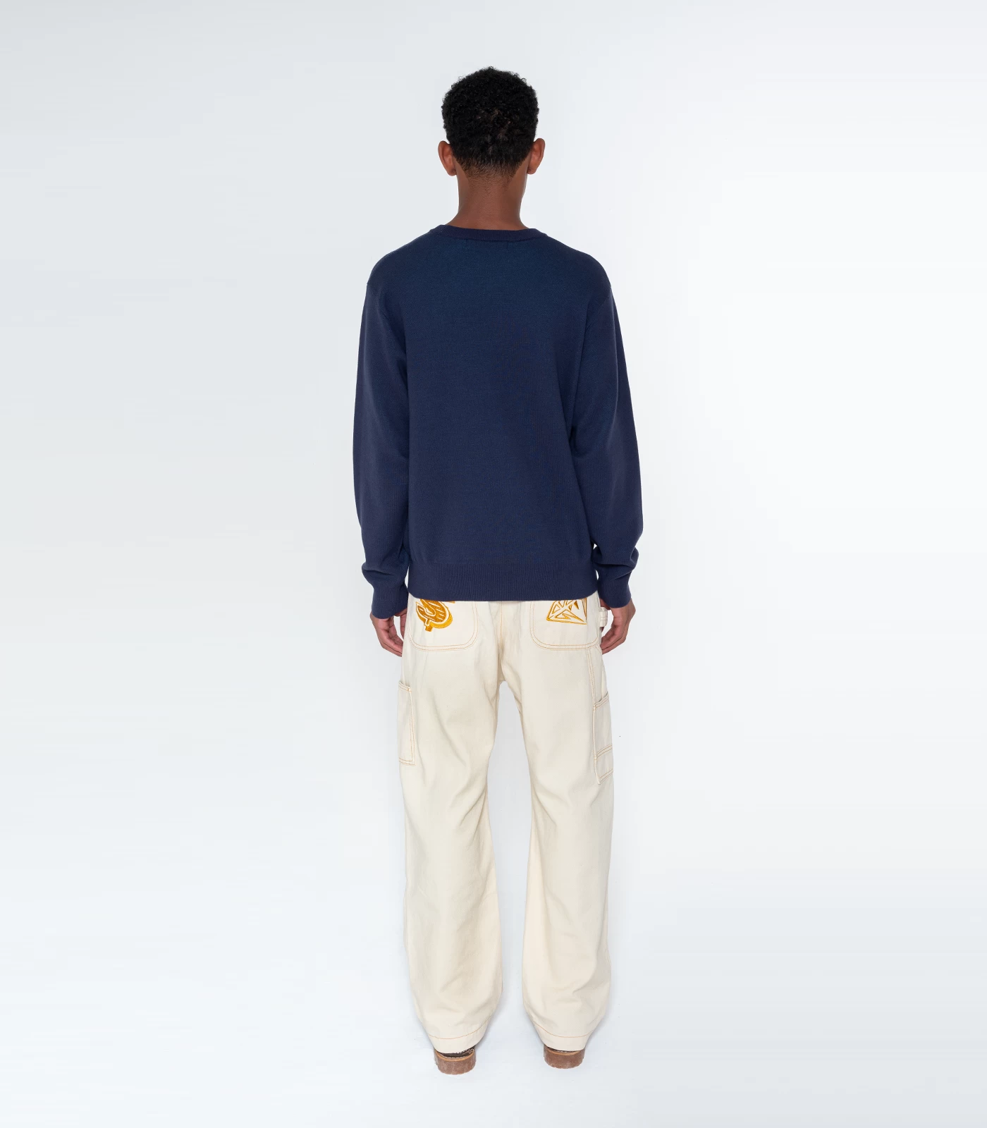 ASTRO KNITTED JUMPER - NAVY 4 ASTRO KNITTED JUMPER - NAVY - Image 4