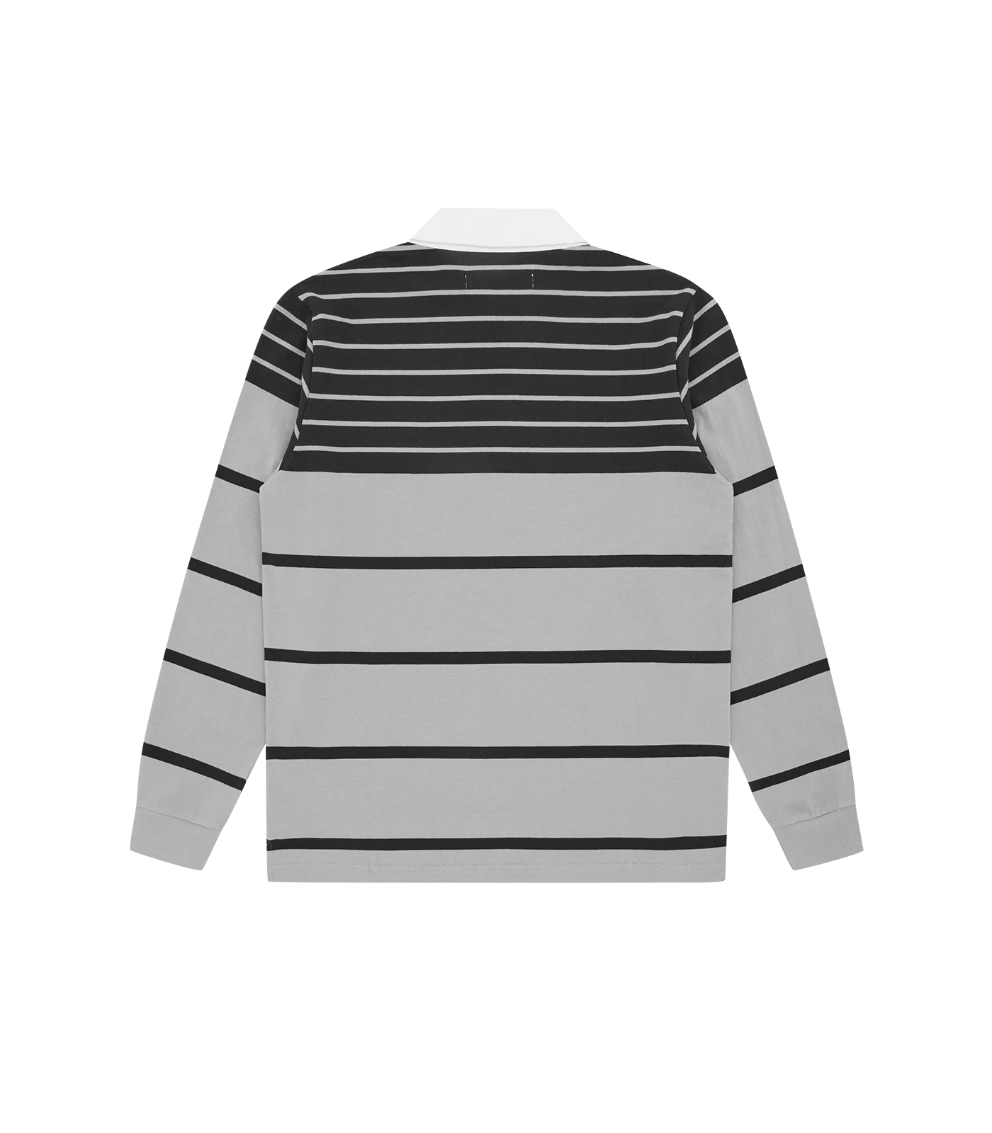 CREST RUGBY SHIRT - BLACK/GREY 2 CREST RUGBY SHIRT - BLACK/GREY - Image 2