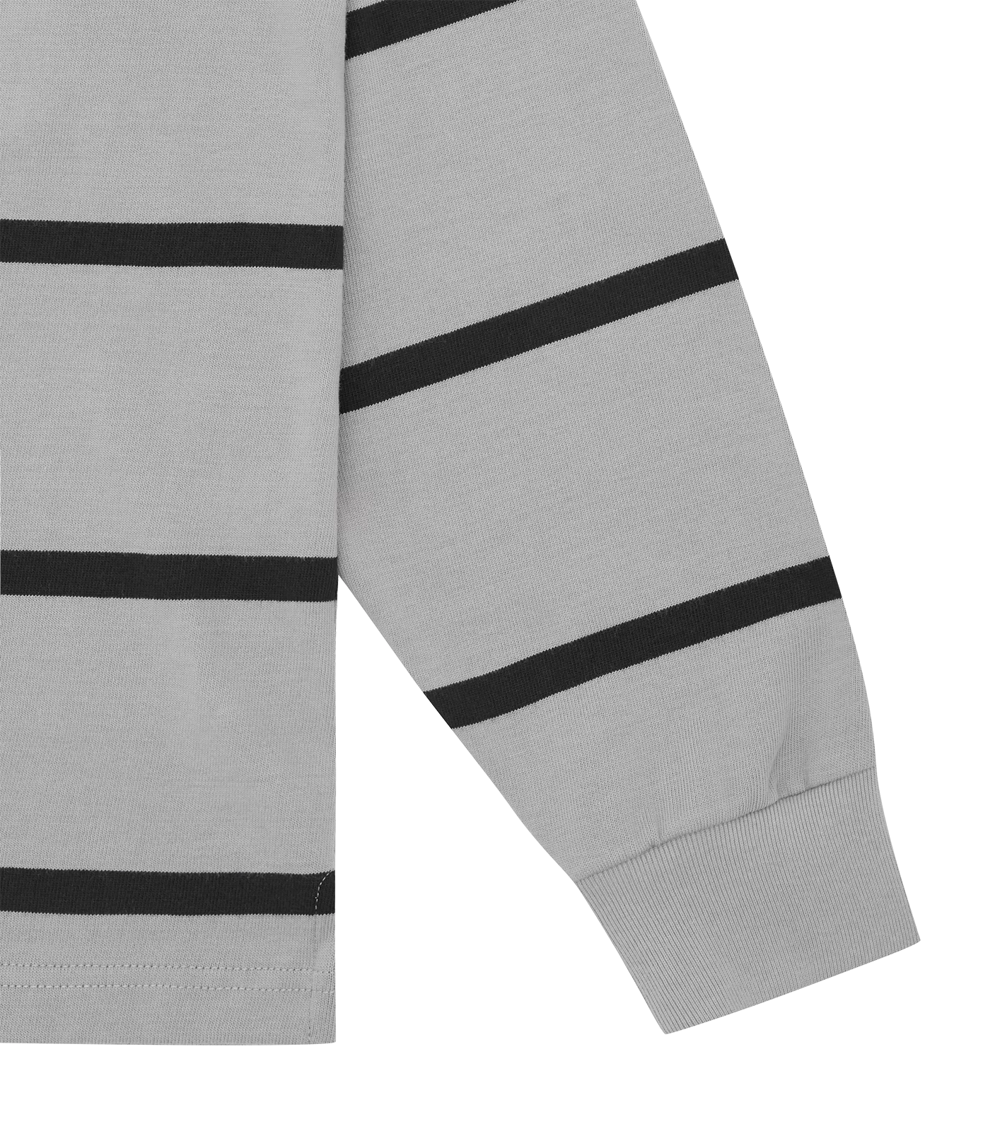 CREST RUGBY SHIRT - BLACK/GREY 6 CREST RUGBY SHIRT - BLACK/GREY - Image 6