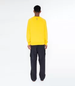 BUFFALO CREWNECK - YELLOW -Fashion Style Shop B23429 YELLOW 2