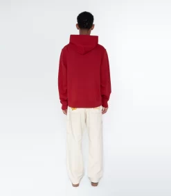 DUCK CAMO ARCH LOGO POPOVER HOOD - RED -Fashion Style Shop B23432 RED 2