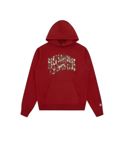 DUCK CAMO ARCH LOGO POPOVER HOOD - RED