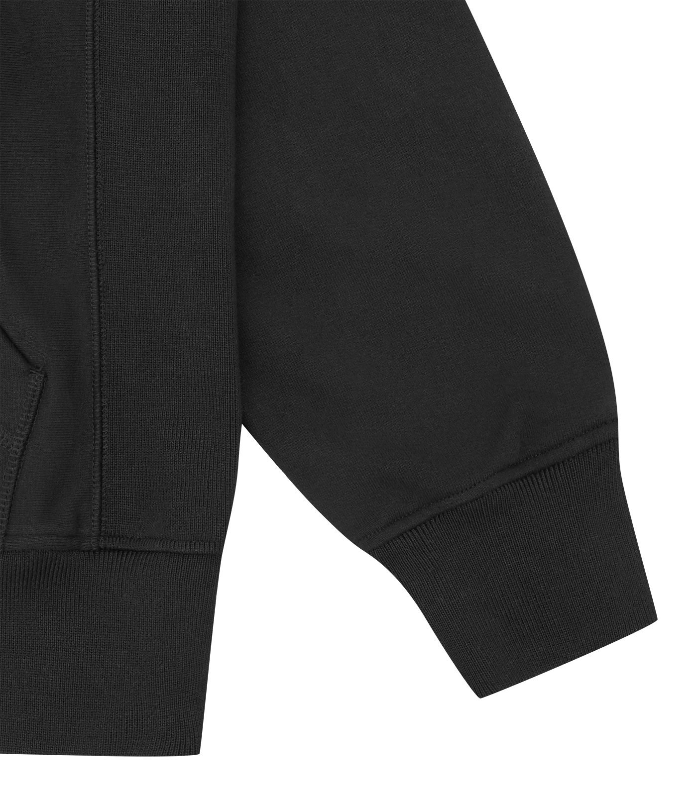 HEART AND MIND POPOVER HOOD - BLACK 4 HEART AND MIND POPOVER HOOD - BLACK - Image 4