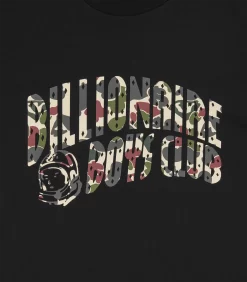 DUCK CAMO ARCH LOGO T-SHIRT - BLACK -Fashion Style Shop B23443 BLACK 03