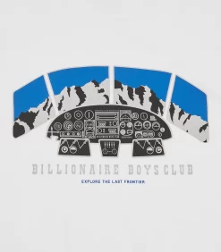 FLIGHT DECK T-SHIRT - WHITE -Fashion Style Shop B23446 WHITE 03