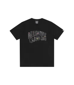 SPACE CAMO ARCH LOGO T-SHIRT - BLACK