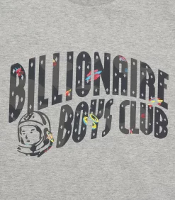 SPACE CAMO ARCH LOGO T-SHIRT - HEATHER GREY -Fashion Style Shop B23S14 HEATHERGREY 03