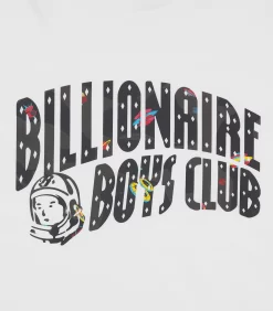 SPACE CAMO ARCH LOGO T-SHIRT - WHITE -Fashion Style Shop B23S14 WHITE 03