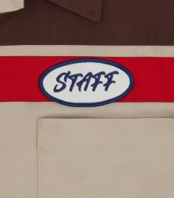 DINER STAFF SHIRT - CREAM -Fashion Style Shop B23S18 CREAM 03