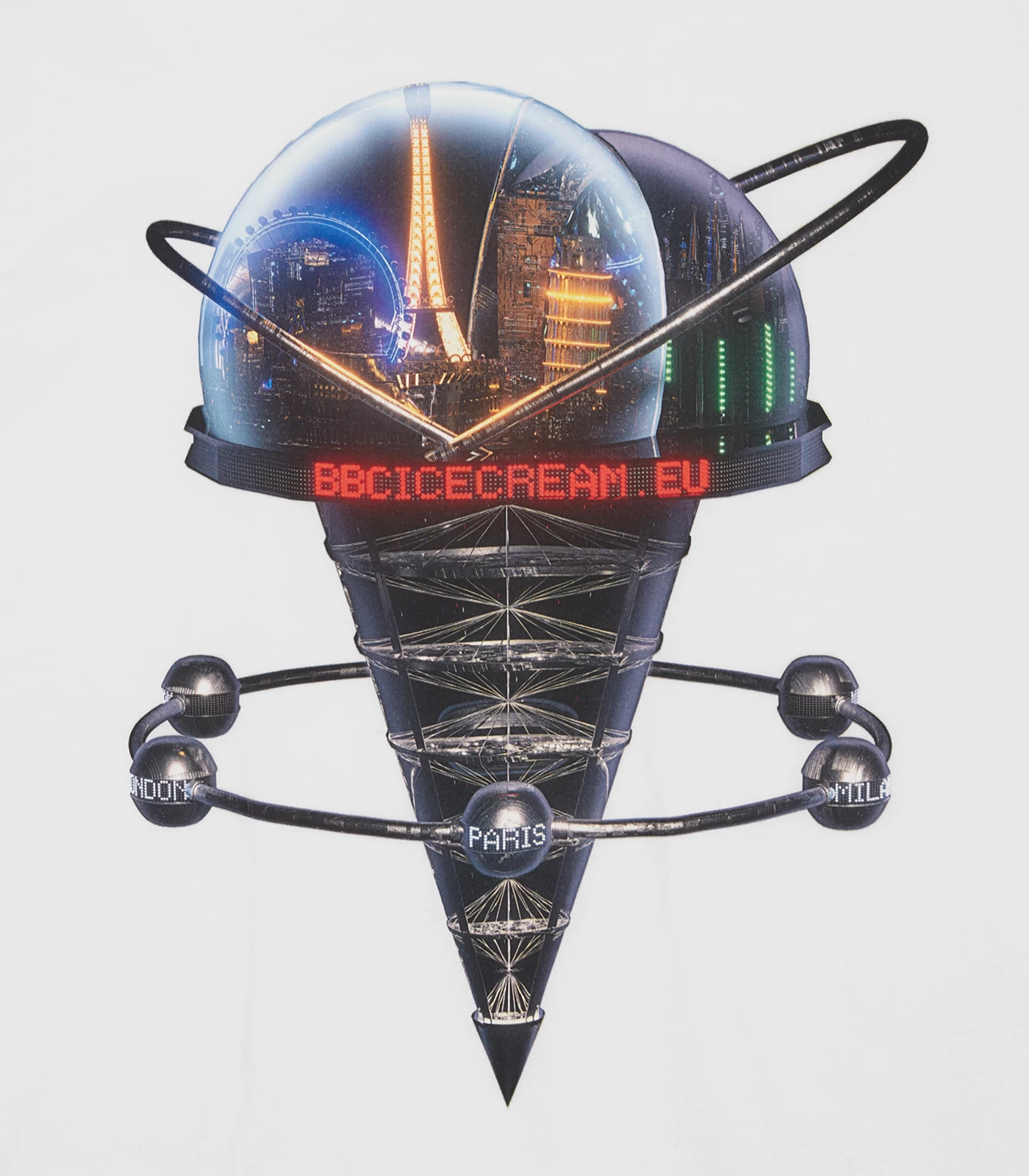 CONEWORLD T-SHIRT - WHITE 3 CONEWORLD T-SHIRT - WHITE - Image 3