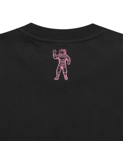 GLITTER ARCH LOGO T-SHIRT - BLACK/PINK -Fashion Style Shop B23S37 BLACKPINK 04