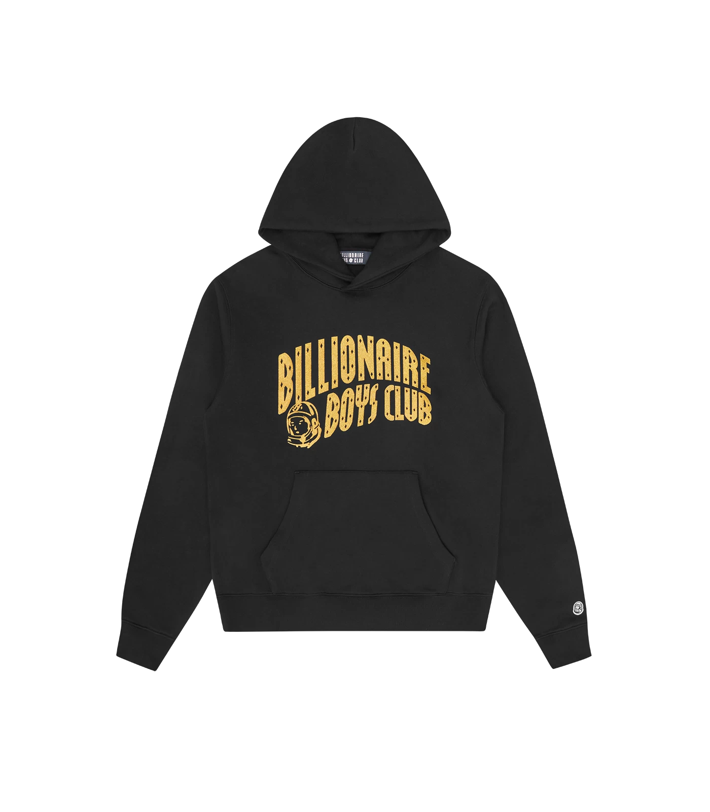 GLITTER ARCH LOGO POPOVER HOOD - BLACK/GOLD 1 GLITTER ARCH LOGO POPOVER HOOD - BLACK/GOLD