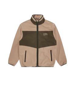 PULL OUT SHELL FLEECE ZIP THROUGH - SAND/CAMO