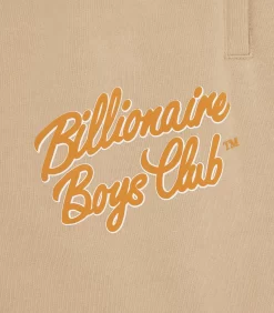 SCRIPT LOGO SWEATPANTS - TAN -Fashion Style Shop B24110 TAN 02 2