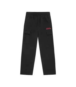 CARGO SWEATPANTS - BLACK