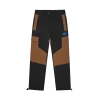 PANELLED TECH PANT - BLACK/BROWN