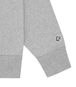 CAMO ARCH LOGO CREWNECK - HEATHER GREY -Fashion Style Shop B24122 HEATHERGREY 04