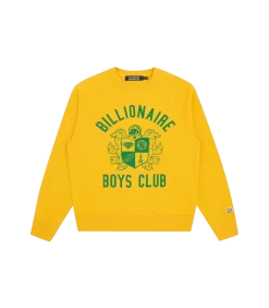 CREST LOGO CREWNECK - YELLOW