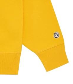 CREST LOGO CREWNECK - YELLOW -Fashion Style Shop B24123 YELLOW 04