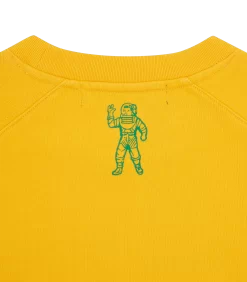 CREST LOGO CREWNECK - YELLOW -Fashion Style Shop B24123 YELLOW 05