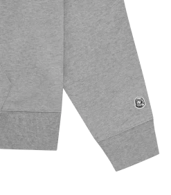 CAMO ARCH LOGO POPOVER HOOD - HEATHER GREY -Fashion Style Shop B24126 HEATHERGREY 04