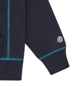 SCRIPT LOGO POPOVER HOODIE - NAVY 8 SCRIPT LOGO POPOVER HOODIE - NAVY -Fashion Style Shop B24128 NAVY 04