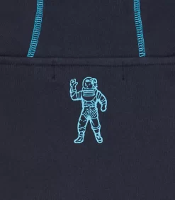 SCRIPT LOGO POPOVER HOODIE - NAVY 9 SCRIPT LOGO POPOVER HOODIE - NAVY -Fashion Style Shop B24128 NAVY 05