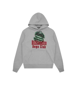 DOLLAR SIGN POPOVER HOOD - HEATHER GREY