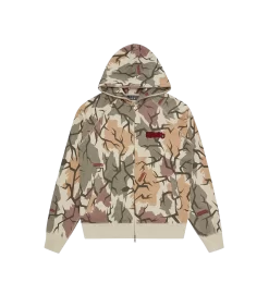 CAMO ZIP THROUGH HOOD - MULTI CAMO