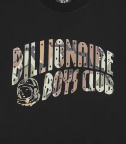 CAMO ARCH LOGO T-SHIRT - BLACK -Fashion Style Shop B24133 BLACK 03