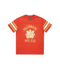 CREST LOGO MESH FOOTBALL SHIRT - ORANGE