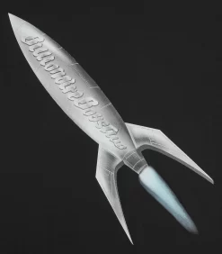 ROCKET T-SHIRT - BLACK -Fashion Style Shop B24138 BLACK 03