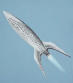 ROCKET T-SHIRT - BLUE -Fashion Style Shop B24138 BLUE 03