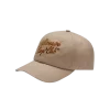 SCRIPT LOGO EMBROIDERED CAP - BEIGE