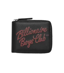 SCRIPT LOGO WALLET - BLACK