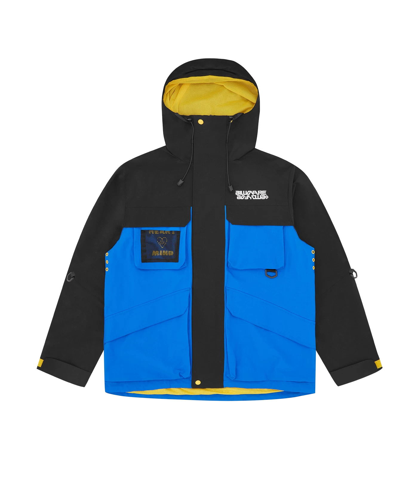 MULTI POCKET TECH JACKET - BLACK/BLUE 1 MULTI POCKET TECH JACKET - BLACK/BLUE