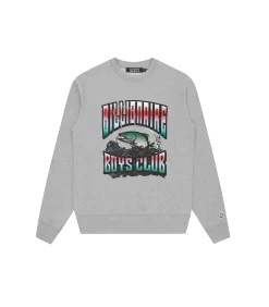 BIG CATCH CREWNECK - HEATHER GREY