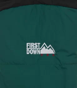 BILLIONAIRE BOYS CLUB X FIRST DOWN REVERSIBLE BUBBLE DOWN JACKET - GREEN -Fashion Style Shop BBCJP225SX003 GREEN 05