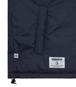 BILLIONAIRE BOYS CLUB X FIRST DOWN REVERSIBLE BUBBLE DOWN JACKET - NAVY -Fashion Style Shop BBCJP225SX003 NAVY 04