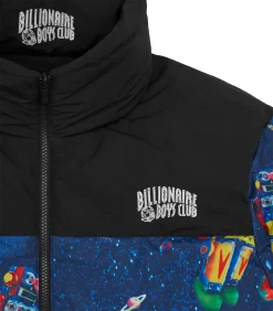 BILLIONAIRE BOYS CLUB X FIRST DOWN REVERSIBLE BUBBLE DOWN JACKET - NAVY -Fashion Style Shop BBCJP225SX003 NAVY 10