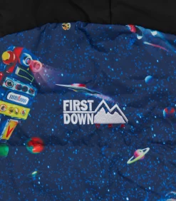 BILLIONAIRE BOYS CLUB X FIRST DOWN REVERSIBLE BUBBLE DOWN JACKET - NAVY -Fashion Style Shop BBCJP225SX003 NAVY 12