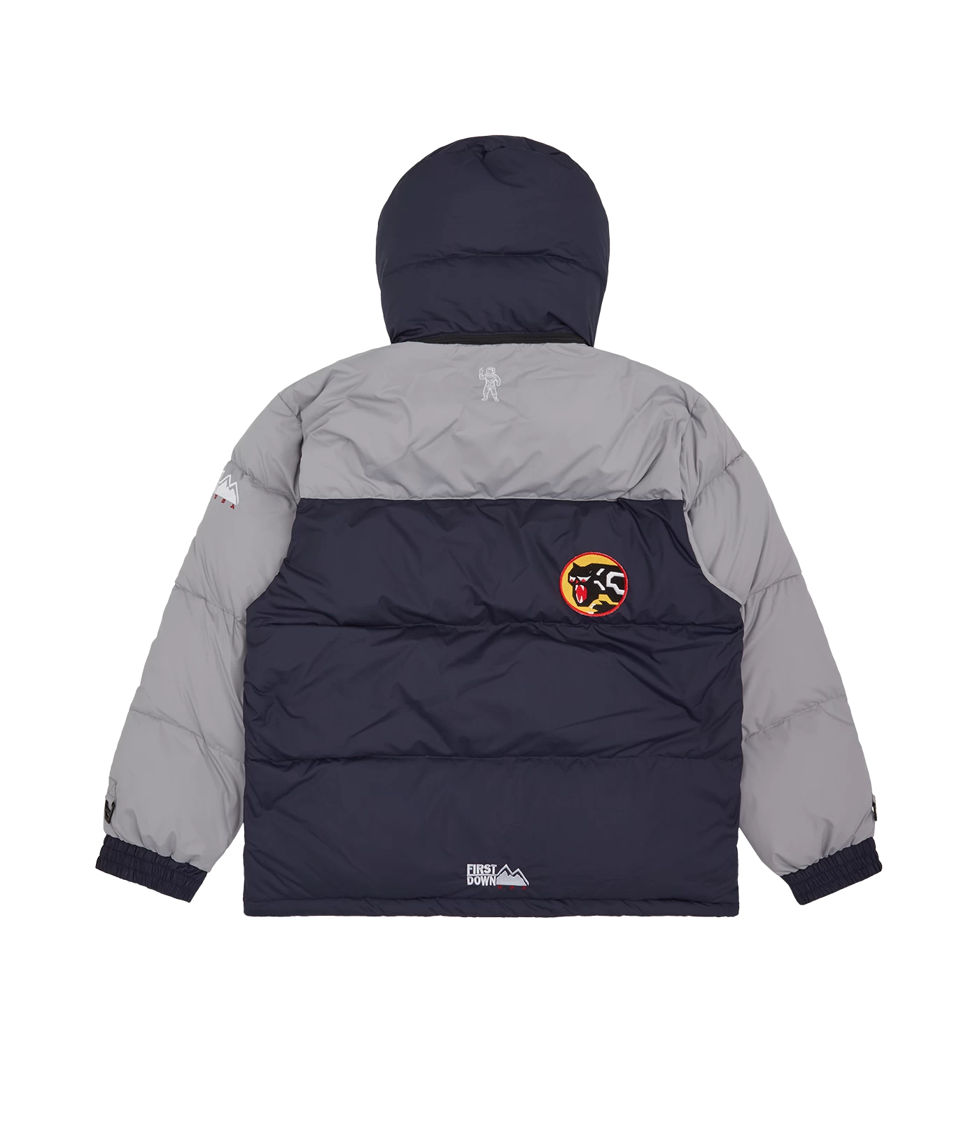 BILLIONAIRE BOYS CLUB X FIRST DOWN BUGGY DOWN JACKET - GREY/NAVY 2 BILLIONAIRE BOYS CLUB X FIRST DOWN BUGGY DOWN JACKET - GREY/NAVY - Image 2